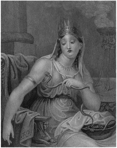 Band 1: Cleopatra, durch Kunst-Verlag W. Creuzbauer in Carlsruhe, MR. delin., Jaquemot sculp.