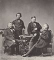 Albert, Joseph: Justus von Liebig mit Freunden im Atelier Albert