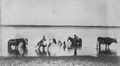 Paraguayischer Photograph um 1885: Bad im Fluss