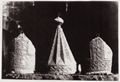 N�gre, Charles: Chartres. Kathedrale, Gipsabg�sse von Ornamenten am s�dlichen Portalvorbau (Mitren und Tiara)