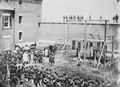 Amerikanischer Photograph: Die vier Verurteilten sind Mary Saratt David Herold, Lewis Payne und George Atzerodt