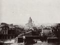 Italienischer Photograph um 1850: Blick auf Rom von der Piazza SS. Trinit� dei Monti aus