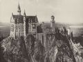 Albert, Joseph: Bayerische K�nigsschl�sser, Neuschwanstein � Schloss nach vorl�ufiger Einrichtung f�r den Publikumsbesuch