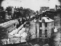 Daguerre, Louis Jacques Mand�: Triptychon f�r K�nig Ludwig I. von Bayern, der Boulevard du Temple in Paris am Mittag