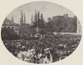 Albert, Joseph: M�nchen, Maximiliansplatz, Ecke Brienner Stra�e  Feier am Schillerdenkmal