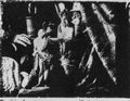 Daguerre, Louis Jacques Mand�: Triptychon f�r K�nig Ludwig I. von Bayern, der Boulevard du Temple in Paris um acht Uhr morgens, Stilleben mit Gipsabg�ssen
