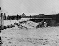 O'Sullivan, Timothy H.: Fort Walker, Hilton Head, S�d Carolina, von hinten