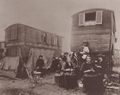 Atget, Eug�ne: Die Bannmeile, Bewohner der Bannmeile an der Porte d'Italie