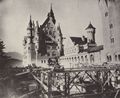 Albert, Joseph: Bayerische K�nigsschl�sser, Neuschwanstein � Blick in den oberen Schlosshof