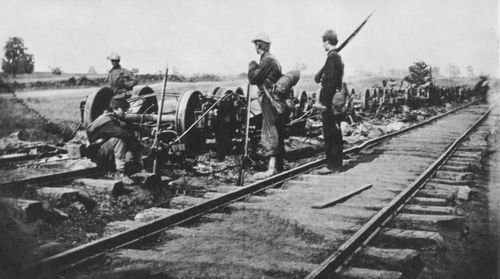 O'Sullivan, Timothy H.: Manassas Gleisanschluss, Virginia