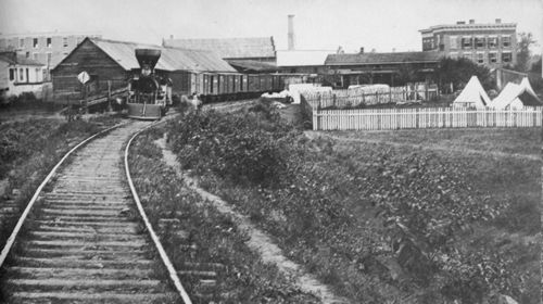 O'Sullivan, Timothy H.: Eine Eisenbahn bei Culpeper, Virginia