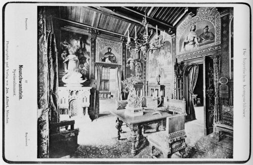 Albert, Joseph: Bayerische K�nigsschl�sser, Neuschwanstein  Speisezimmer