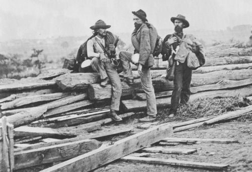 O'Sullivan, Timothy H.: Gettysburg, konf�derierte Gefangene