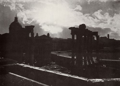 Altobelli und Molins: Das Forum Romanum »bei Nacht«
