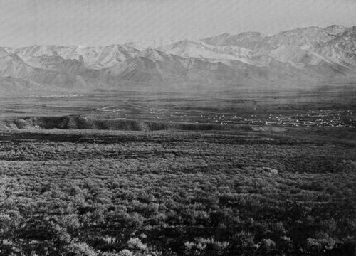 O'Sullivan, Timothy H.: Salt Lake City mit Camp Douglass in der Ferne