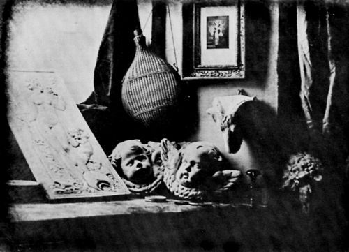 Daguerre, Louis Jacques Mand�: Stilleben mit Abdr�cken