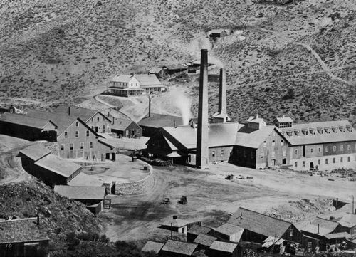 O'Sullivan, Timothy H.: Virginia City, Nevada, die Gold und die Curry M�hle