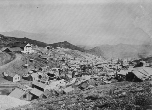 O'Sullivan, Timothy H.: Gold Hill Mienenlager, Nevada