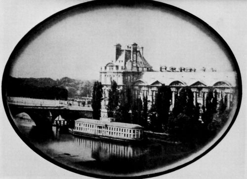 Daguerre, Louis Jacques Mand�: Das Tuilerie und die Seine vom Quai d'Orsay