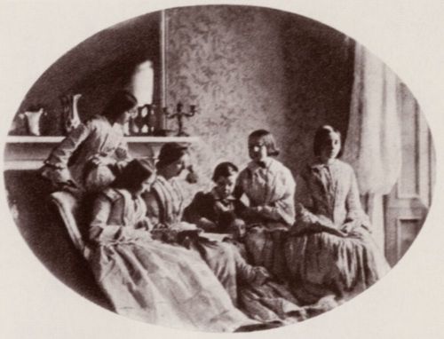 Carrol, Lewis: Sechs von Lewis Carrolls Schwestern und sein Bruder Edwin
