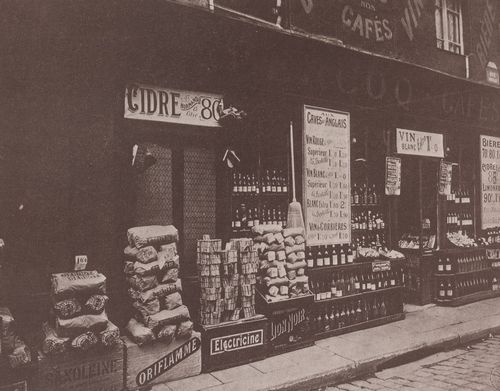 Atget, Eug�ne: L�den und Auslagen, Kaufmannsladen