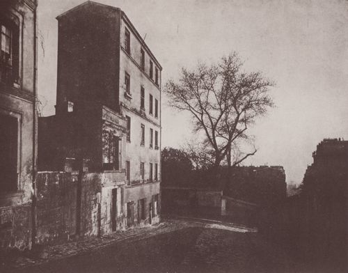 Atget, Eug�ne: Alte H�user, alte Stra�en, pittoreske Ansichten, Rue des Saules, Montmartre