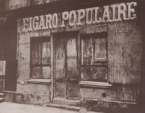 Atget, Eug�ne: Ladenschilder, »Figaro Populaire«