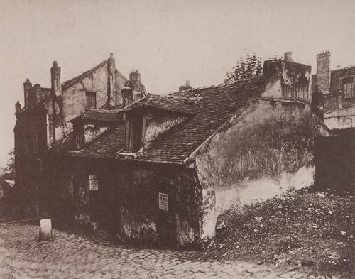 Atget, Eug�ne: Alte H�user, alte Stra�en, pittoreske Ansichten, Rue du Mont Cenis, Montmartre