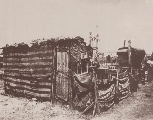 Atget, Eug�ne: Die Bannmeile, Tr�dlerh�tten an der Porte de Montreuil