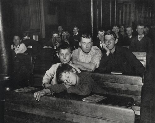 Riis, Jacob A.: »Abendschule in der Seventh Avenue« (Geleitet von der Kinder Hilfe Gesellschaft)