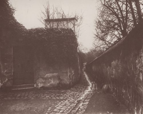 Atget, Eug�ne: Alte H�user, alte Stra�en, pittoreske Ansichten, Rue Berton