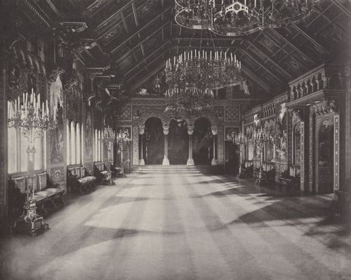 Albert, Joseph: Bayerische K�nigsschl�sser, Neuschwanstein  Thronsaal