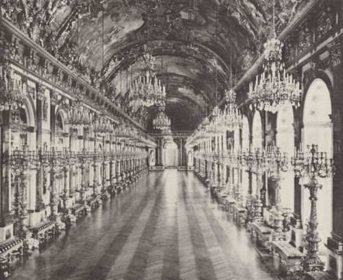Albert, Joseph: Bayerische K�nigsschl�sser, Schloss Herrenchiemsee  Spiegelgalerie