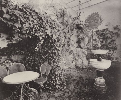 Albert, Joseph: Bayerische K�nigsschl�sser, Neuschwanstein  Wintergarten in der Wohnung des K�nigs