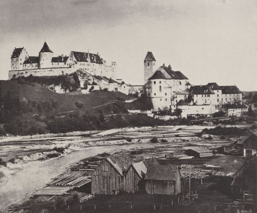 Albert, Joseph: F�ssen, Hohes Schloss und Klosterkirche St. Mang