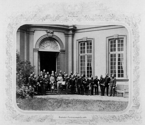 Albert, Joseph: Die Teilnehmer des Deutschen F�rstenkongresses in Frankfurt