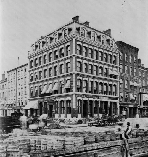 Amerikanischer Photograph um 1867: South und Broad Street