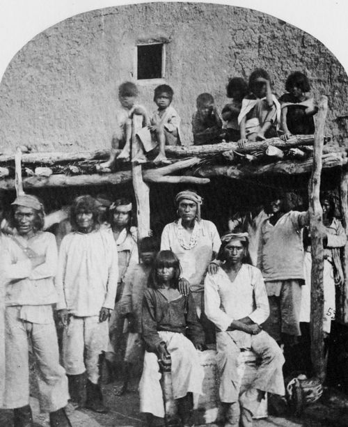 O'Sullivan, Timothy H.: Eine Gruppe von Zuni in New Mexico