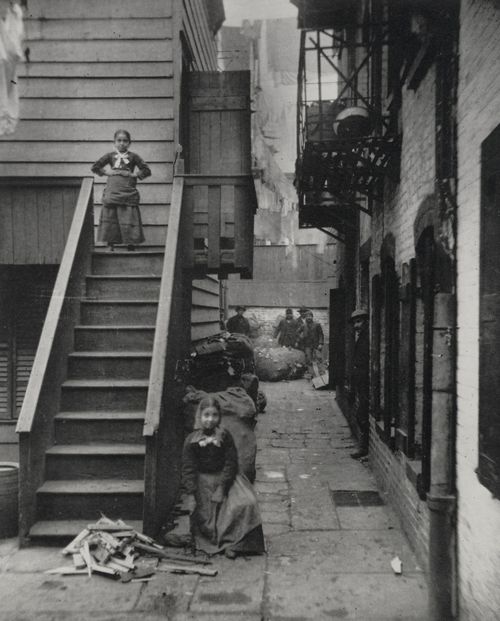 Riis, Jacob A.: »Baxter Street Alley im Mulberry Bend« (jetzt zerst�rt)