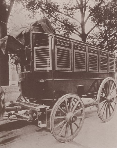 Atget, Eug�ne: W�gen, Gef�ngniswagen