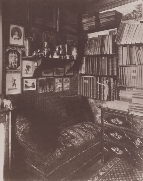 Atget, Eug�ne: Interieurs, Boudoir eines dramatischen K�nstlers