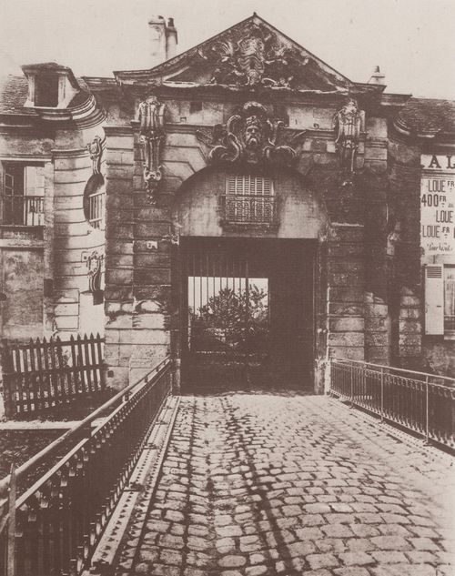 Atget, Eug�ne: Historische St�tten, Alter Besitz der Orl�ans in Stains