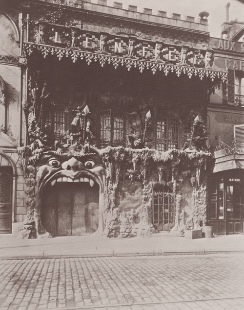 Atget, Eug�ne: L�den und Auslagen, das Kabarett »L'Enfer«