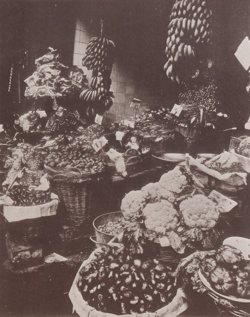 Atget, Eug�ne: L�den und Auslagen, Gem�se