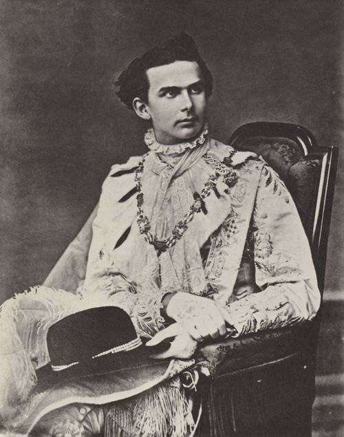 Albert, Joseph: K�nig Ludwig II. im Ornat des Gro�meisters vom Georgi-Ritterorden