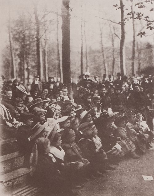 Atget, Eug�ne: Leben und Arbeitswelt, Kindertheater im Luxembourger Garten