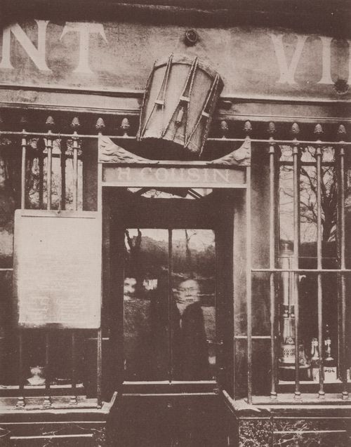 Atget, Eug�ne: Ladenschilder, »Au tambour«
