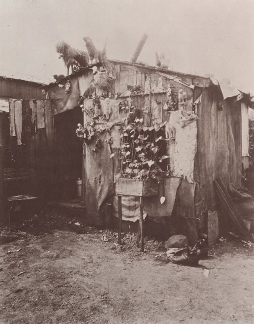 Atget, Eug�ne: Die Bannmeile, Baracke an der Porte de Montreuil