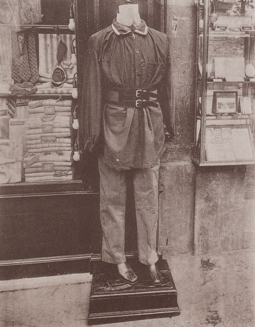 Atget, Eug�ne: L�den und Auslagen, Kleiderpuppe