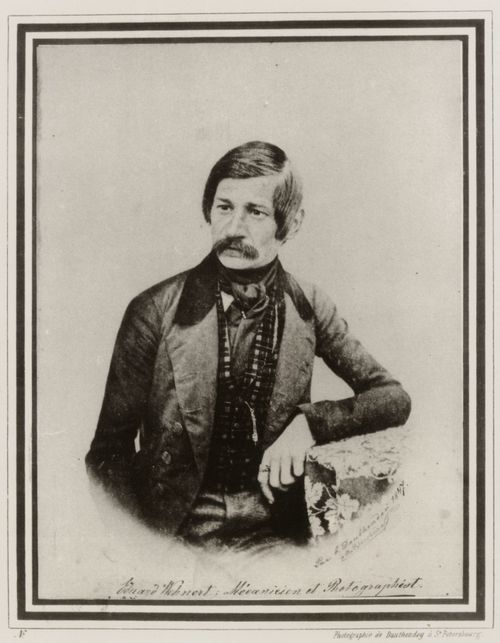 Dauthendey, Carl: Portr�t des Photographen Eduard Wehnert, Leipzig